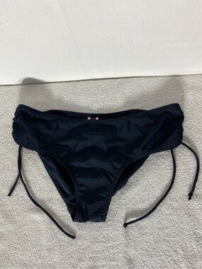 5/$25 Simon Chang Black Bikini Bottom with Side Ties 12